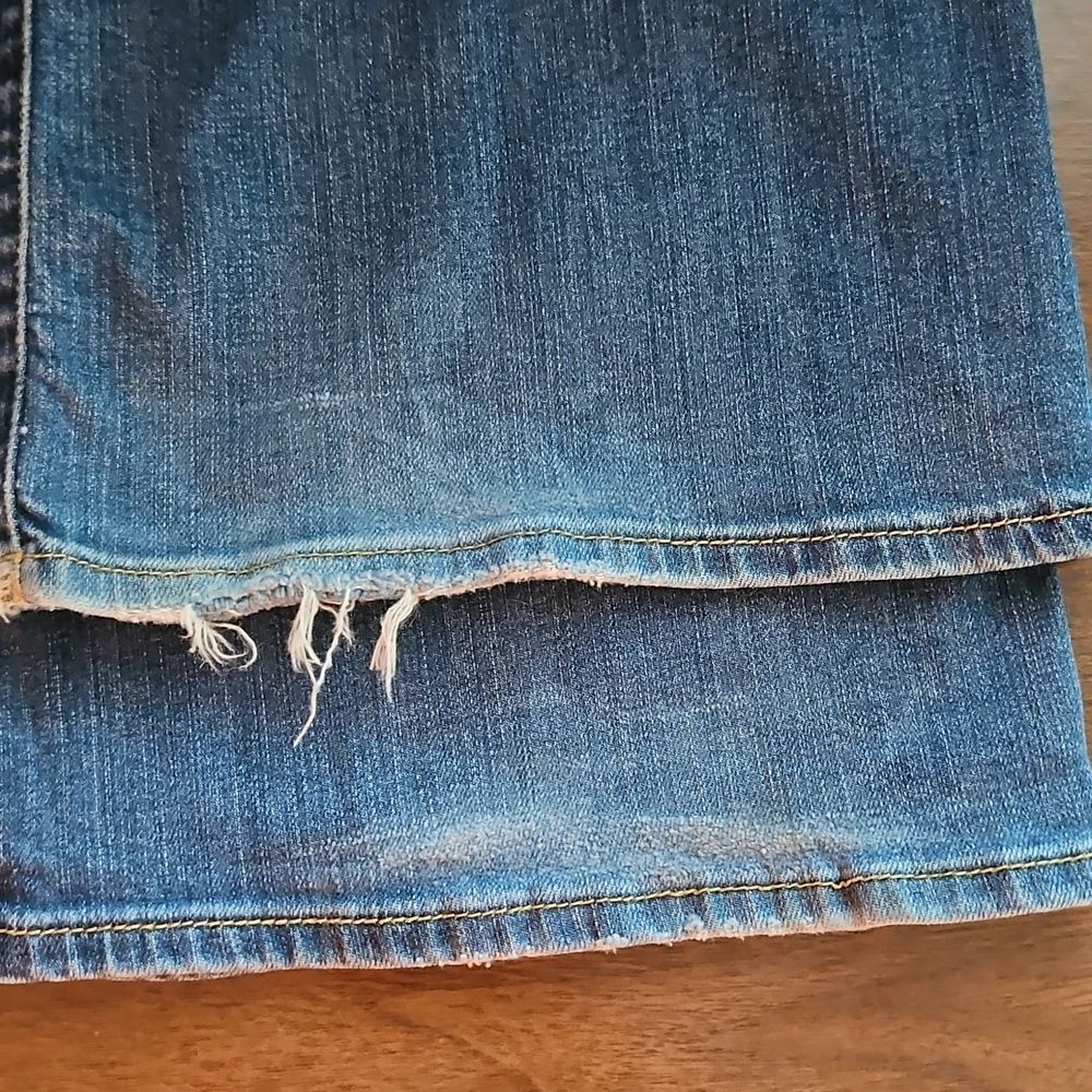 Lucky Brand Sweet N Low Jeans Women's 12 31 Low Rise Flare Boot Cut Denim Y2K - Picture 7 of 10